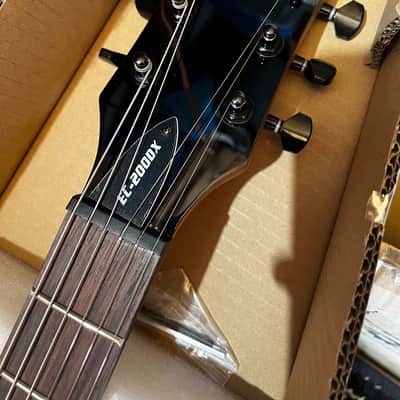 ESP LTD EC-200DX Electric Guitar - Blue Burst image 3