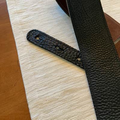 Italia Leather Straps 2.5 INCH WIDE CHOCOLATE LEATHER GUITAR STRAPS 2025 image 3