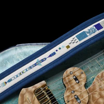 Jersey Girl Homemade Guitars Tapa-Verblet - 2025 - Holographic Blue - 25+ Year Old Carved-Maple Top. NEW, (Authorized Dealer) image 14
