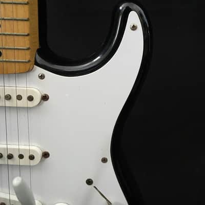 1987 Fender Japan E-Serial Eric Clapton Style– Black / Maple Neck image 3
