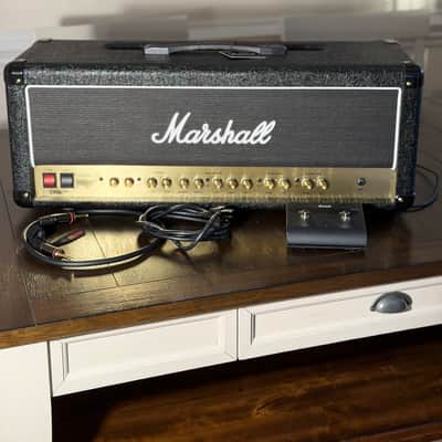 Marshall DSL100HR 100-Watt Head with MX412AR 4x12 Cabinet Half-Stack 2025 - Black image 3