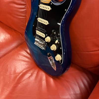 2025 Fender Player II Plus Top HSS Stratocaster Blue Burst image 3