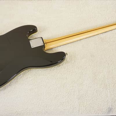 2006-08 Fender Japan AJB-66 Aerodyne Jazz Bass Black Matching Headstock image 12