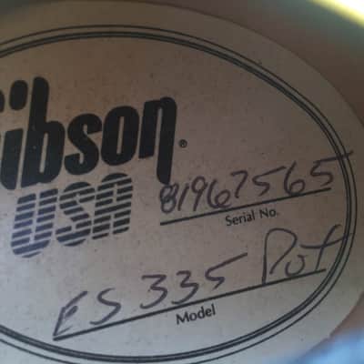 Gibson ES-335 DOT Natural 1987 Natural Blond image 14