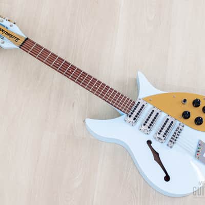 2004 Rickenbacker 325C58/12 12-String Blue Boy F Hole w/ Roger McGuinn Compressor & Case, 325/12 image 13