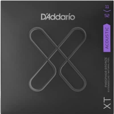D'Addario XTAPB1152 XT Phosphor Bronze Custom Light Acoustic Guitar Strings .011-.052 image 1