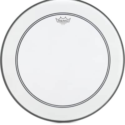 Remo Powerstroke P3 Coated Bass Drumhead - 20 inch with 2.5 inch Impact Pad image 1