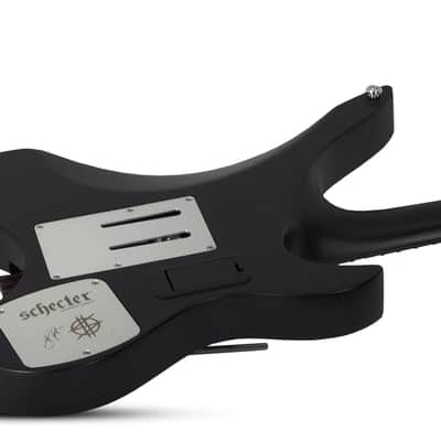 Schecter Synyster Gates Custom-6 TR-S Headless LH Left-Handed Guitar Satin Black B-STOCK image 2