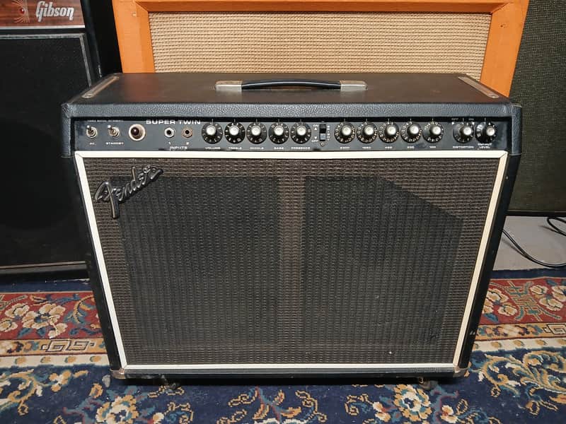 1976 Fender Super Twin 180-Watt 2x12" Guitar Combo Fully Serviced image 1