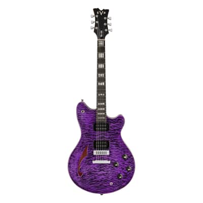 EVH SA-126 Special QM EB Transparent Purple - Electric Guitar image 1