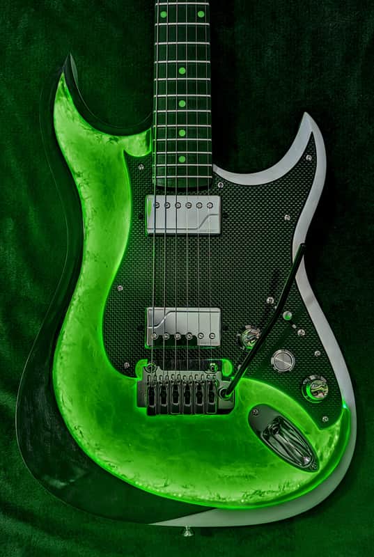 Modugno X3-S Pro: Lumen| LED Guitar | Made-To-Order In Texas, USA image 1