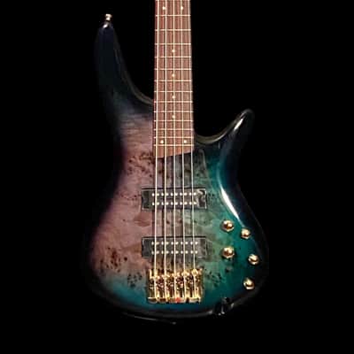 Ibanez SR405EPBDX 5-string Bass Guitar - Tropical Seafloor Burst image 2