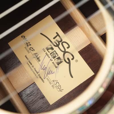 BSG OM32CF Nylon Spruce Madagascar Rosewood image 11