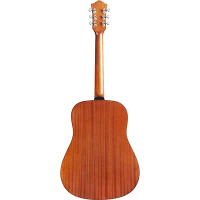 Guild D-340 Natural Dreadnought Acoustic Guitar - Solid Spruce Top image 3