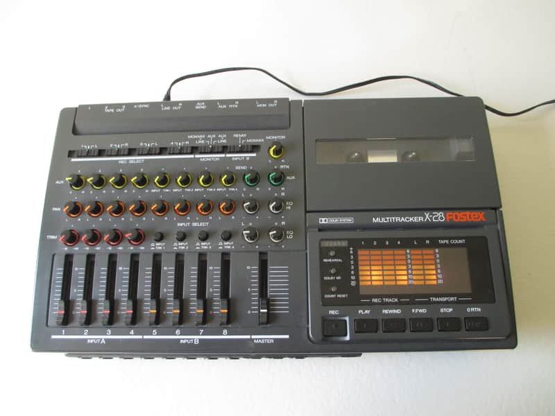 [Scarce] FOSTEX X-28 High Speed Analog Multitracker Cassette Portastudio Multi Track Recorder image 1
