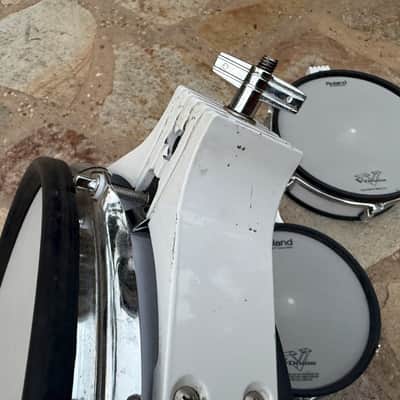 TWO Roland PD-120 WHITE and TWO pd-100" 10" Mesh Head V Drum PD120 image 8
