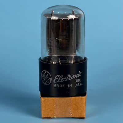 1958 General Electric 6SN7GT vintage Grey Plated Vacuum Tube! Tests Good! T576 image 2