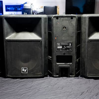 4 Electro-Voice SX100+ 12" 2-Way Passive Speakers - Black image 3