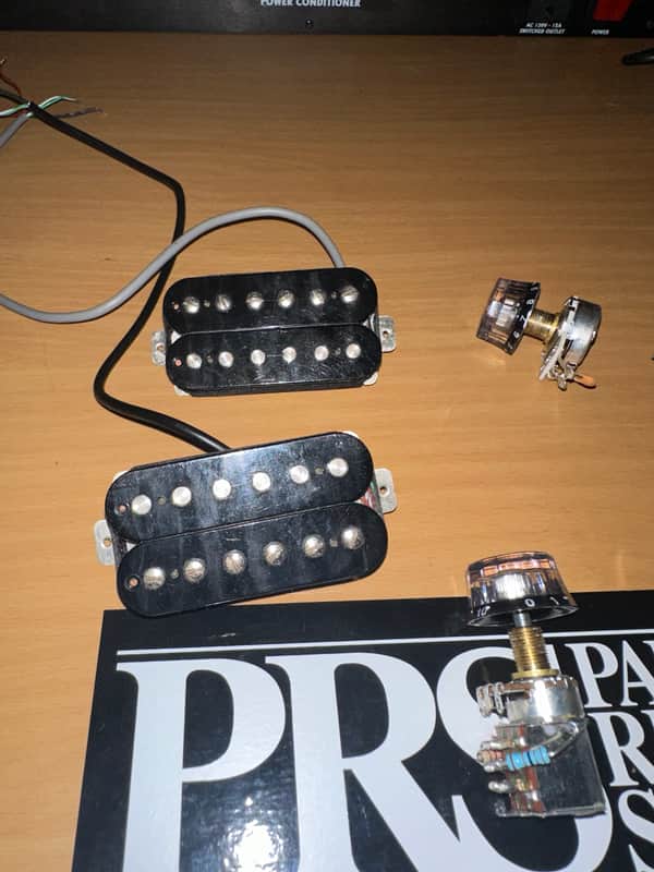 G&B Pickup Co. SP-8515-TNU & SP-8515-BNU Set w/ pots and push-pull tone pot. image 1