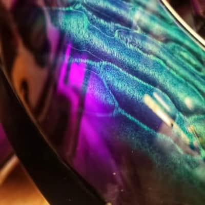 Sterling by Music Man StingRay Ray35 - Flame Maple Teal image 4