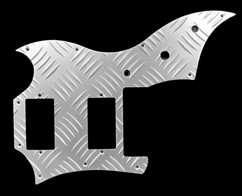 Epiphone- G-400 Gothic Xtreme diamond plate pickguard image 1