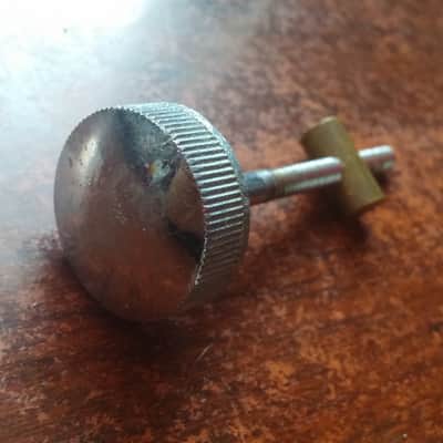 VINTAGE Slingerland Internal Damper Mute Muffler TONE CONTROL KNOB Screw W/ Brass Nut NO TARIFF image 2
