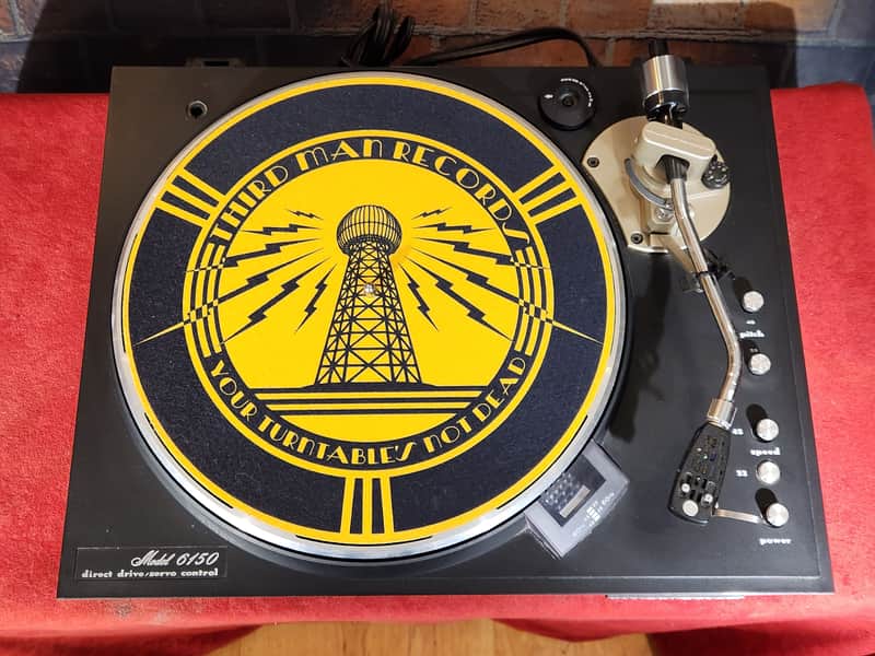 Marantz 6150 Servo Control Direct Drive Turntable w/ Third Man Records Platter Cover