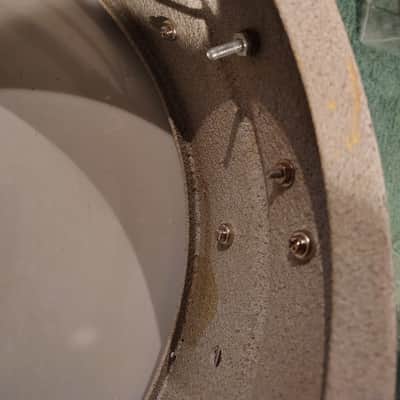 Ludwig Supraphonic Shell (Copper or Brass) with Acrolite Hardware 5"x14 10 Lug Snare Drum image 10