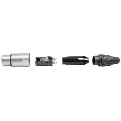 Seismic Audio - 4 Pack of Premium 3 Pin XLR Female Cable Connectors - Mic Plugs image 5
