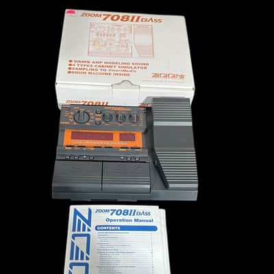 Zoom 708II Bass 2002 - 2003 - Grey / Orange X12183 image 1