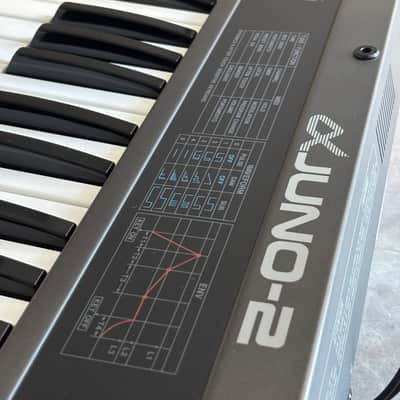 Roland Alpha Juno-2 Polyphonic Synthesizer New Display + M-64C Memory Card +Pedal image 9