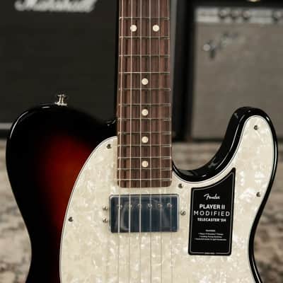 Fender Player II Modified Telecaster SH Electric Guitar - 3-Tone Sunburst with Gig Bag image 10