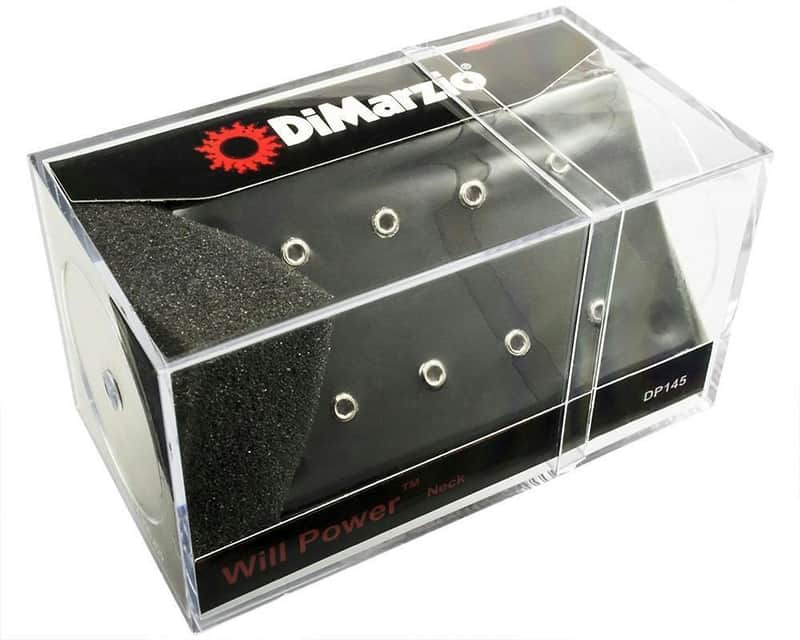 DiMarzio DP145 Standard Spacing Will Power Bass Guitar Neck Pickup, Black image 1
