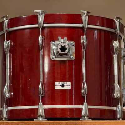 1989 Yamaha 22" Recording Custom 14x22 Cherry Bass Drum MIJ Cherrywood image 2