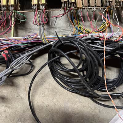 Vintage Longframe TT Bantam Patchbay & Cabling - Recording Studio Broadcast / Military Belden 8451 image 12
