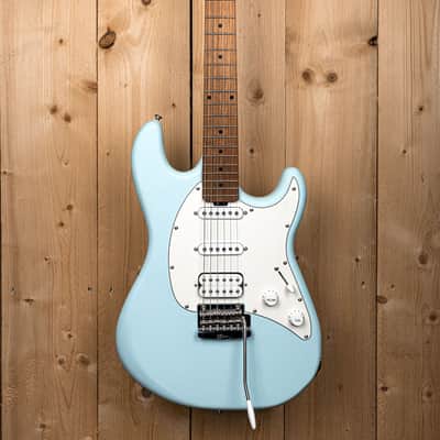 Sterling CT50-HSS Cutlass with Roasted Maple Fretboard 2022 - Present - Daphne Blue Satin image 1