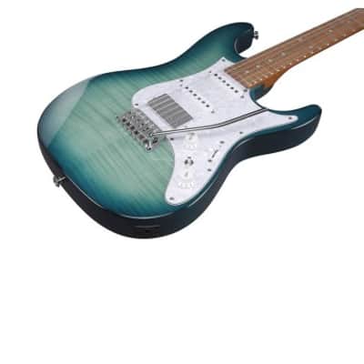 IBANEZ AZ22S1F-TXB Transparent Turquoise Burst image 6