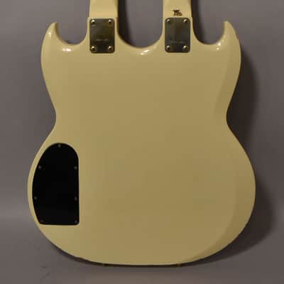 1978 Ibanez 2402DX (2402WH) Double-Neck Fujigen Lawsuit MIJ White w/Gig Bag image 4