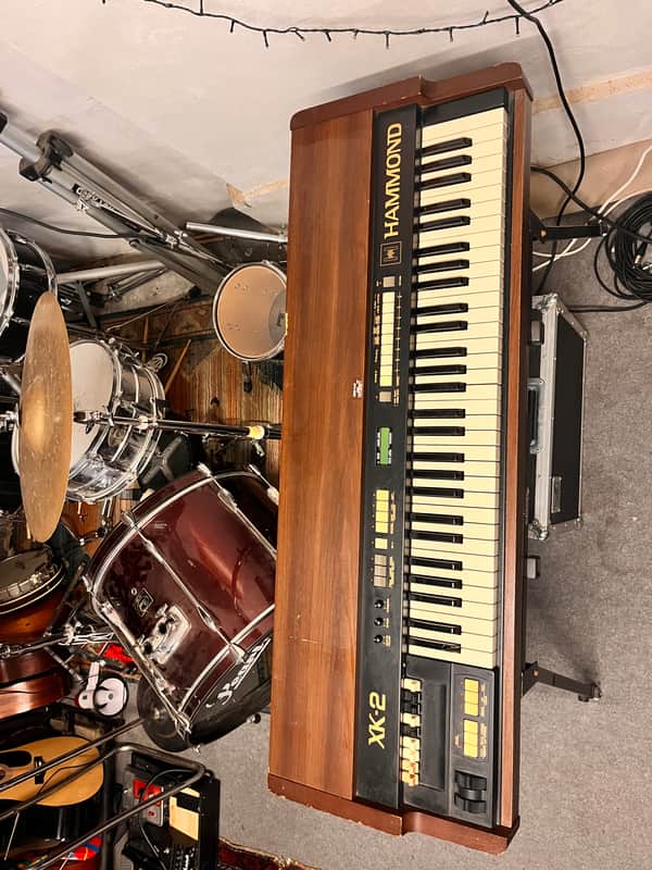 Hammond XK-2 61-Key Portable Organ with Drawbars 2010s - Wood Finish image 1