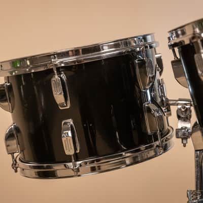 Vintage Rogers R-380 "Double Soul" Jet Black Drum Set image 17