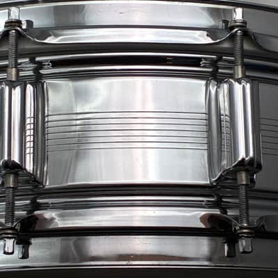 Vintage Rogers 7 Line Dyna-Sonic 5x14 COB Snare Drum #4129 (all orig) image 10