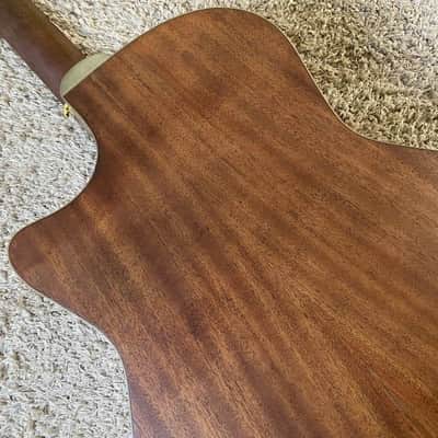 Luna 40 Inch Acoustic Guitar, Carved Red Pine Top Body, Mahogany Neck image 18