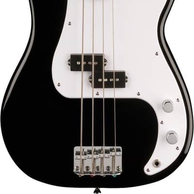 Squier Sonic Precision Bass - Black, The Perfect Beginner or Intermediate Bass, W / Pro Setup & Ships Fast ! image 1