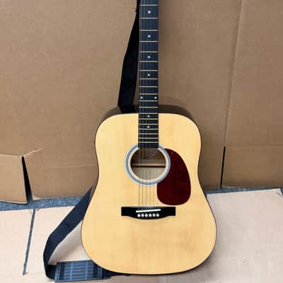 Fender Starcaster Acoustic Electric Guitar Natural w/ Gig Bag & Strings – B-Stock (Electronics Not Working) image 1