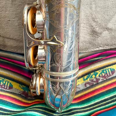 SELMER Balanced Action Alto saxophone JUST OVERHAULED 1938 - Silver plated Bild 1
