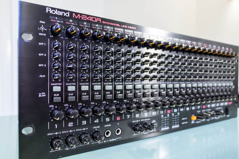 Roland M-240R 24 Channel Line Mixer | Reverb
