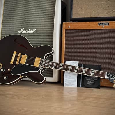 Gibson Custom Shop ES-345 Stereo Reissue Walnut Nur 3,99kg trotz Varitone! Gibson BB.King Customshop Case! 2008 - Walnut image 18