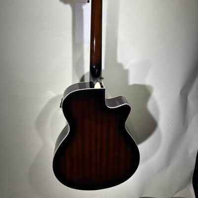 Ibanez Acoustic/Electric AEG7L-DVS Left-Handed Dark Violin Sunburst High Gloss - In-House Adjusted image 4