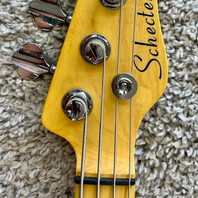 Schecter 2492-SHC CV-4 Ivory 4-String RH Electric Bass with Maple Fingerboard image 5
