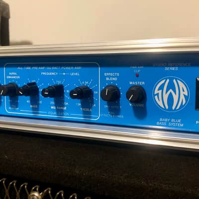 SWR Baby Blue-Electric Blue Bass Amp-Head (Baby Blue II) 90s Excellent image 2